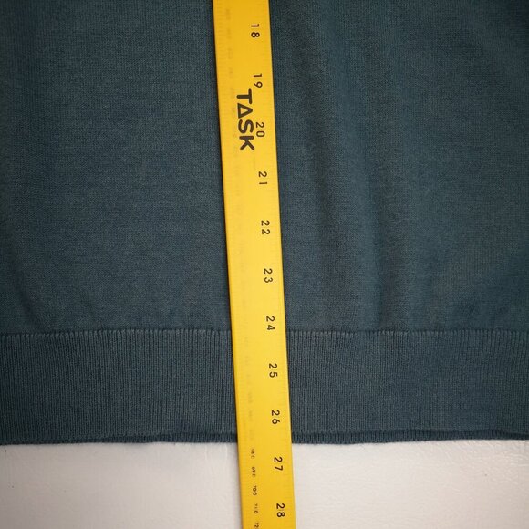 RW&CO Men's Size Large Windsor Blue Straight Fit Turtleneck Sweater - Picture 8 of 8